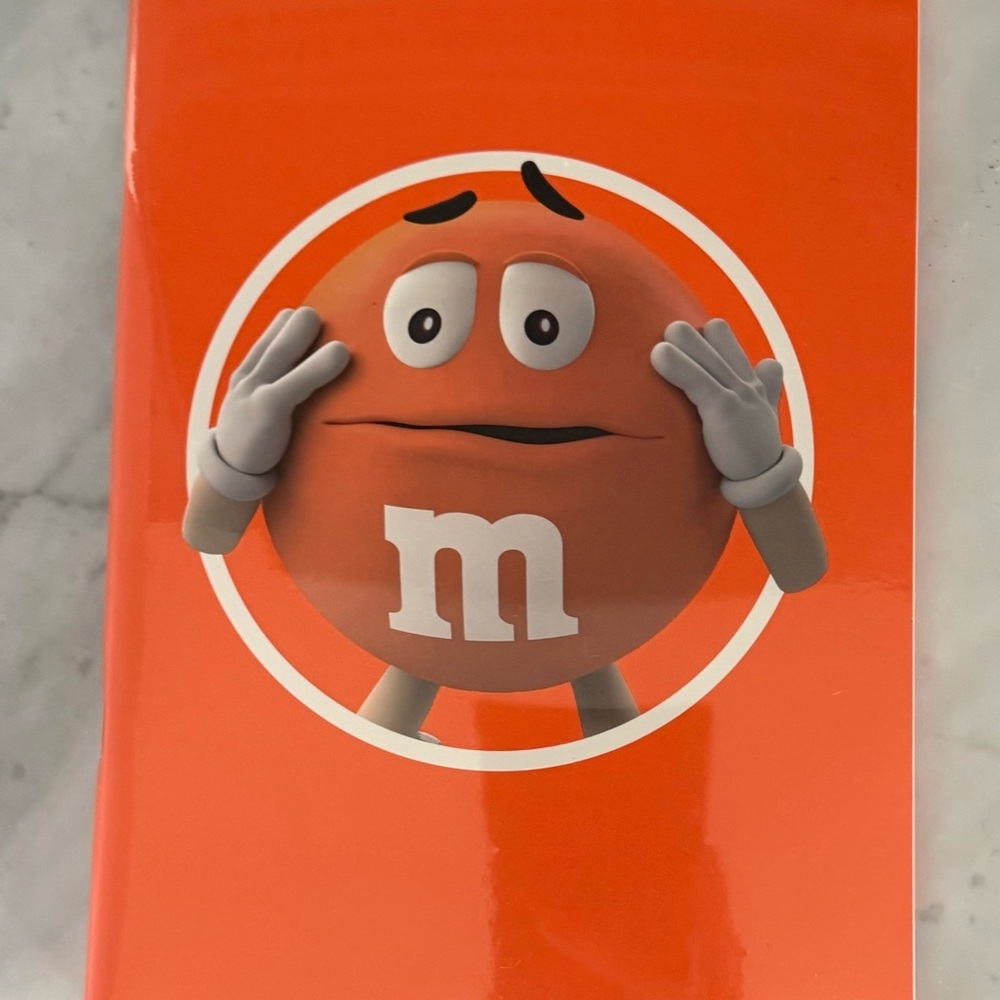 M&M'S Multicolor Hardcover Notebooks - Red Blue Yellow Green Brown Orange - Picture 6 of 12